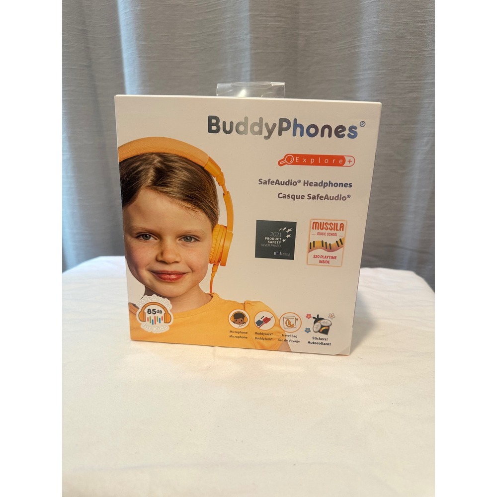 New BuddyPhones Explore+ Plus Kids Volume Limiting ONANOFF